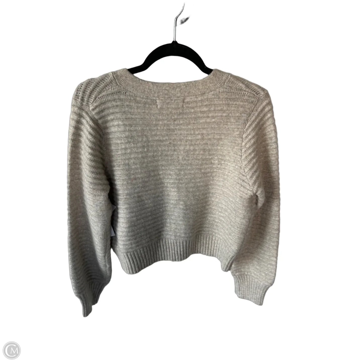 Sweater Cardigan By Happily Grey In Tan, Size: L