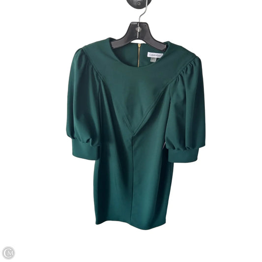 Dress Work By Calvin Klein In Green, Size: Mp