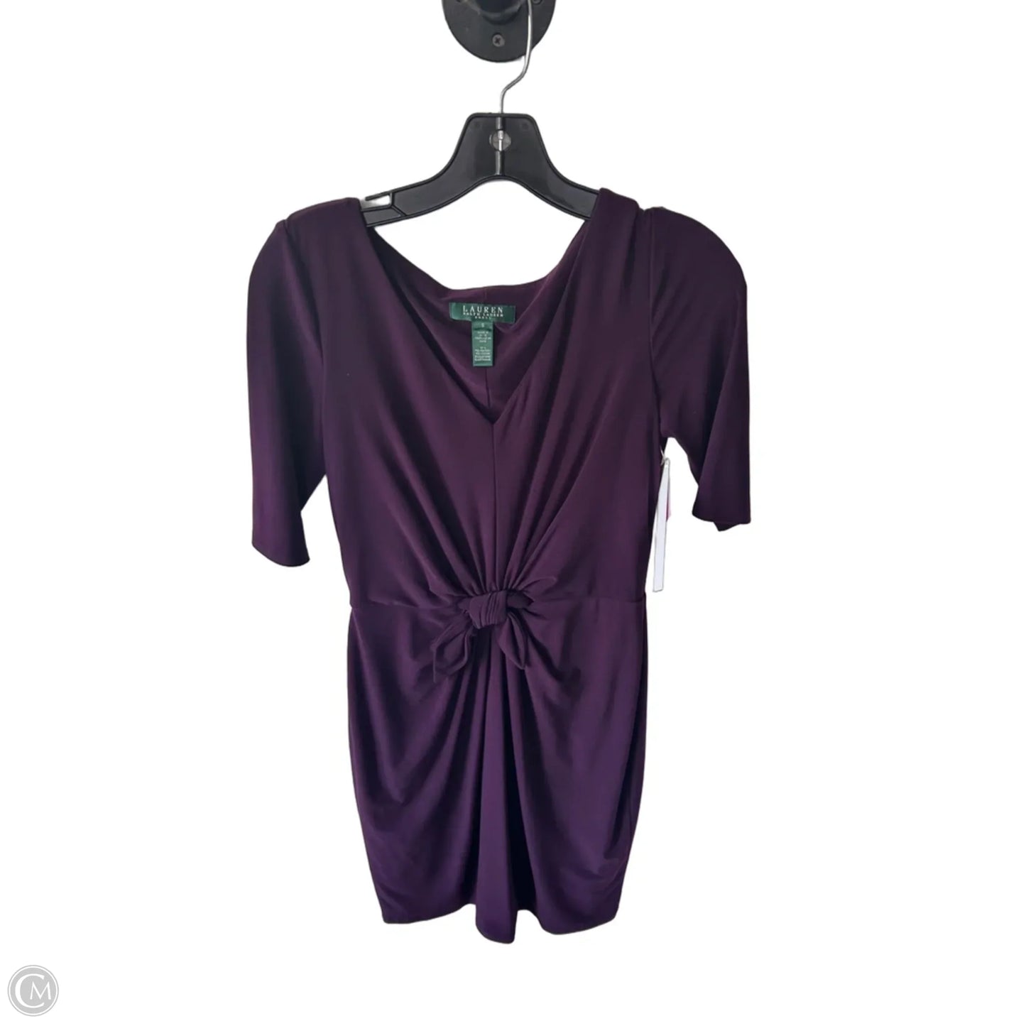 Dress Work By Lauren By Ralph Lauren In Purple, Size: S