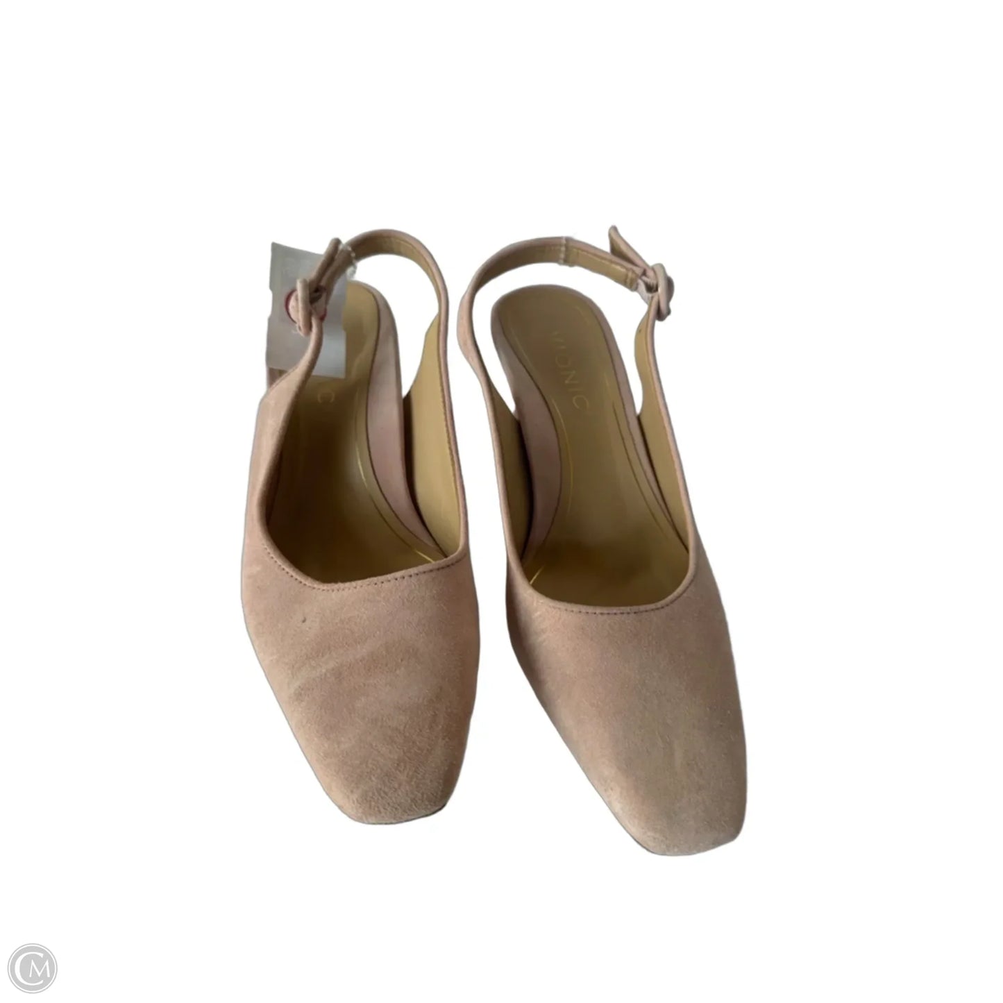 Sandals Heels Block By Vionic In Pink, Size: 8