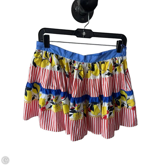 Skirt Mini & Short By Zara In Red & White, Size: M