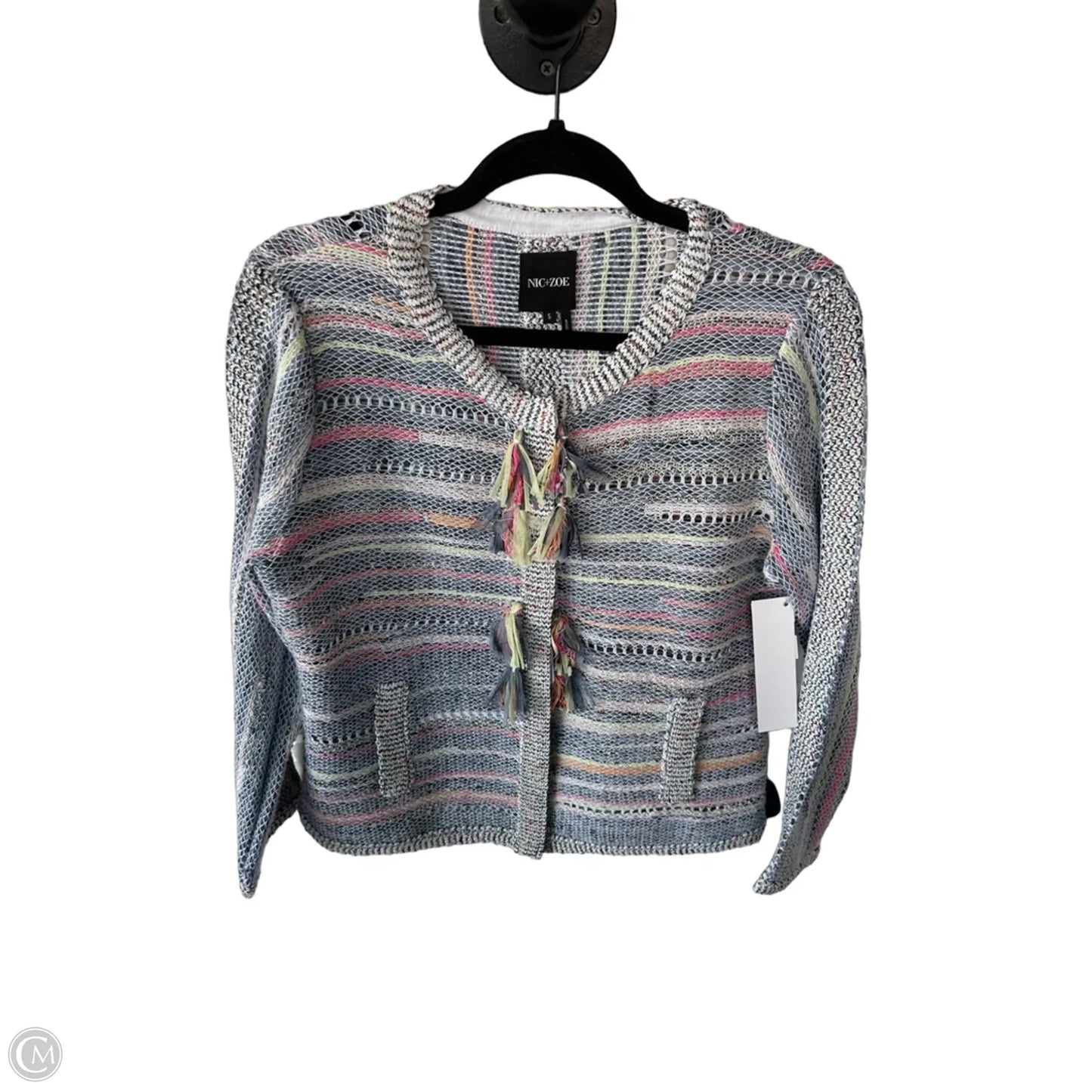 Blazer By Nic + Zoe In Blue & White, Size: S