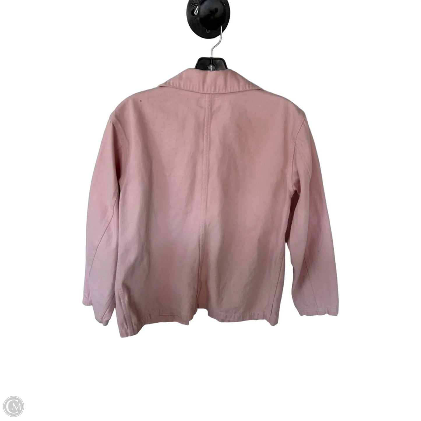 Jacket Denim By Clothes Mentor In Pink Denim, Size: S