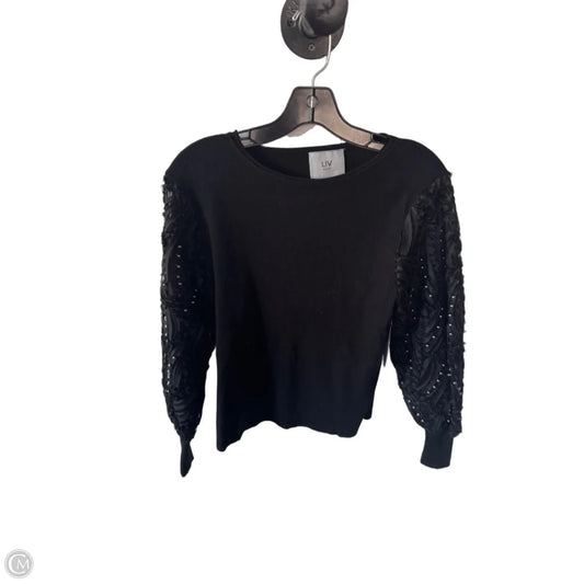 Sweater By Clothes Mentor In Black, Size: M