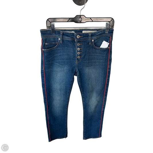 Jeans Straight By Pilcro In Blue Denim, Size: 2