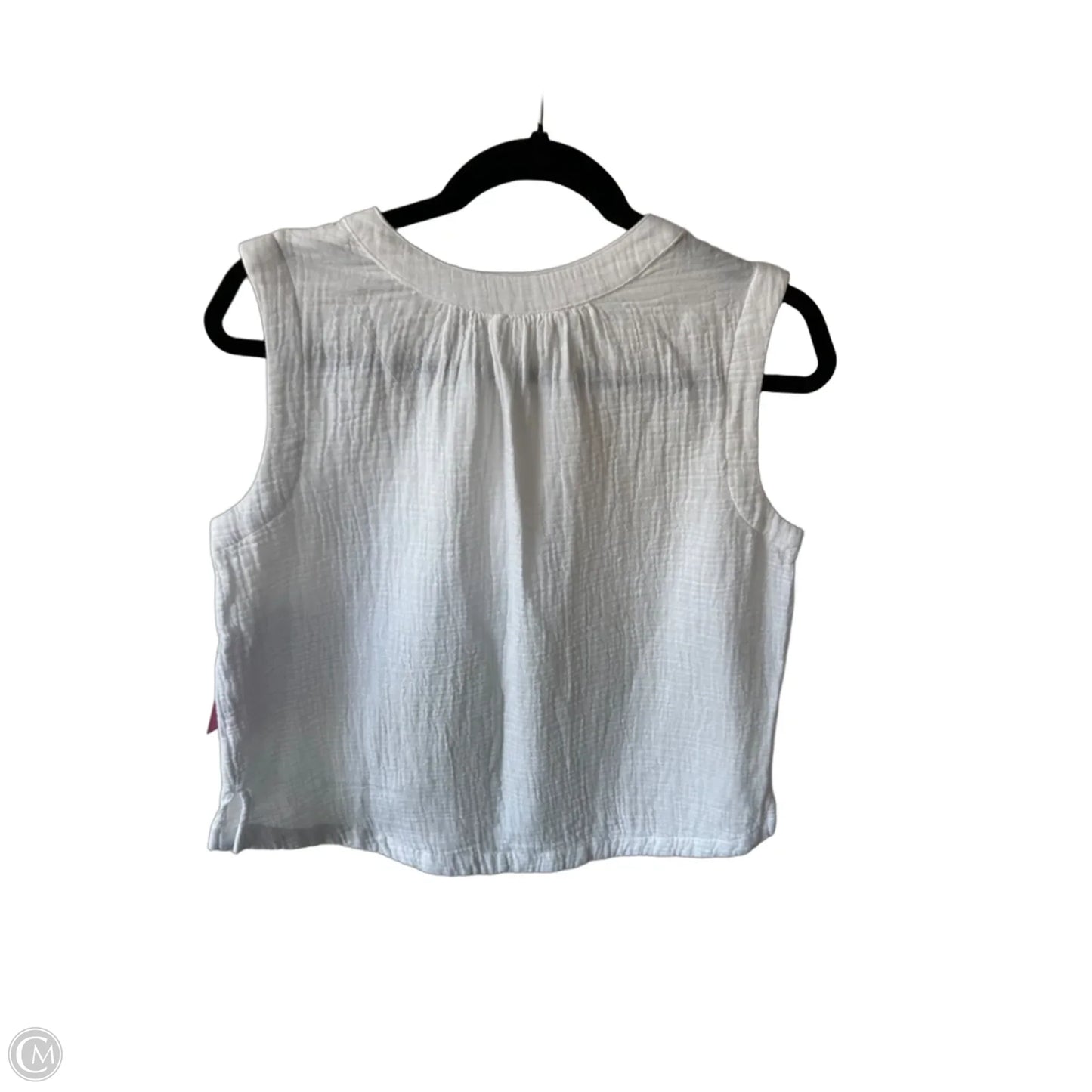 Top Sleeveless By Lucky Brand In White, Size: S