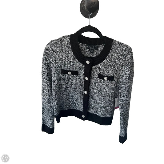 Blazer By Laundry In Black & White, Size: S