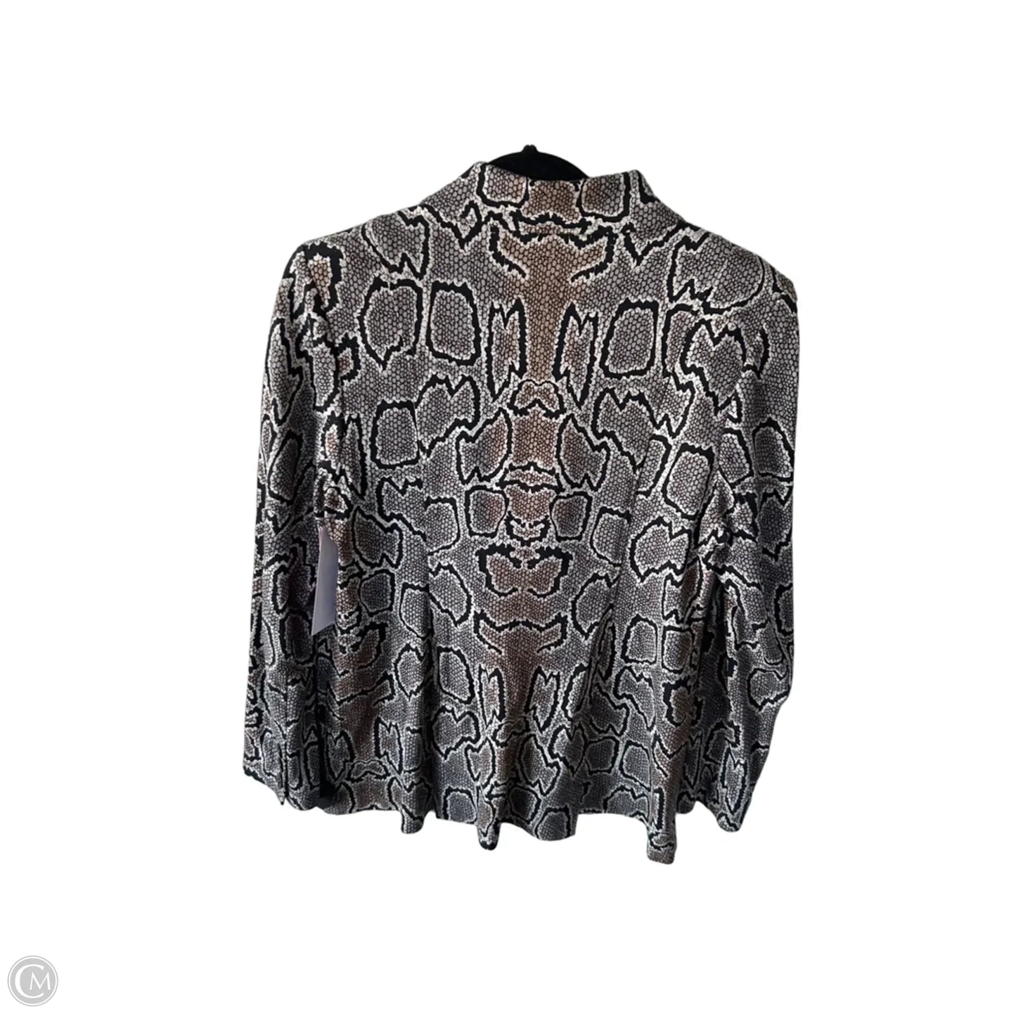 Blazer By Cabi In Snakeskin Print, Size: M