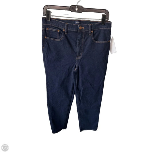 Jeans Straight By J. Crew In Blue Denim, Size: 8