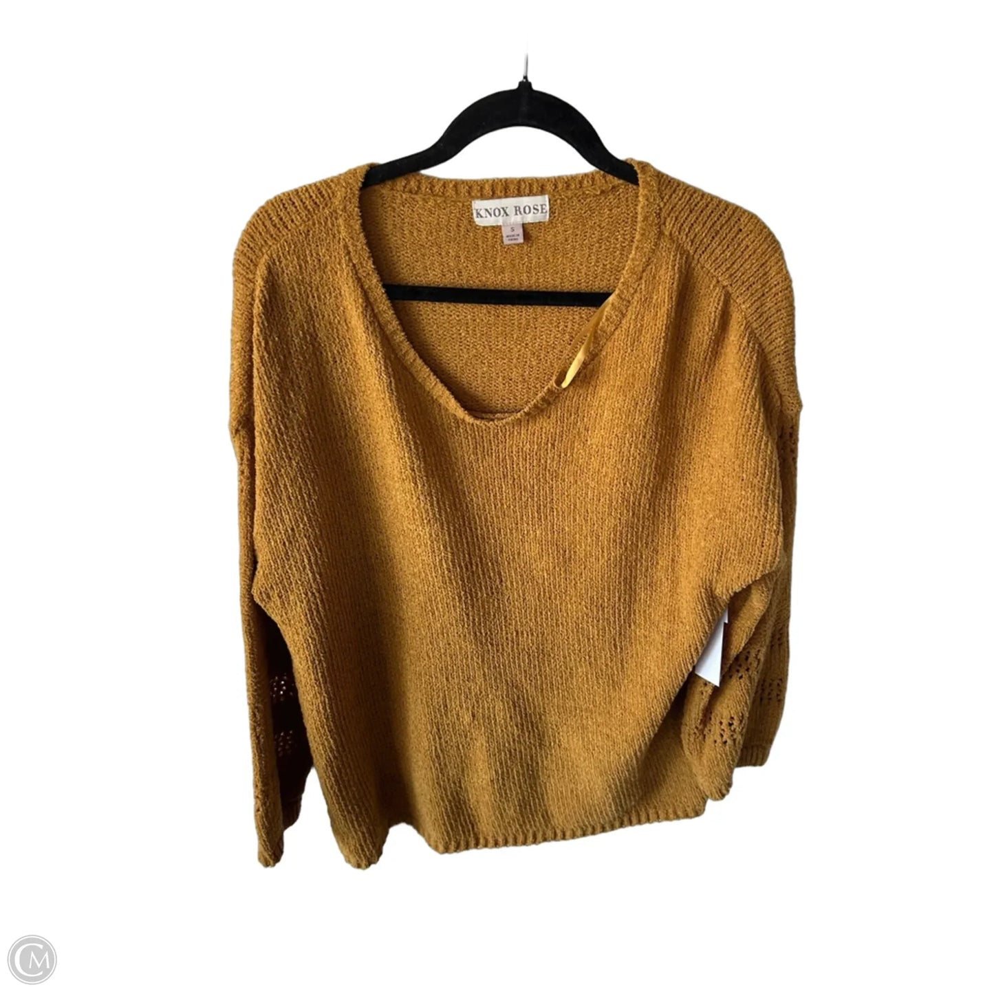 Sweater By Knox Rose In Yellow, Size: S