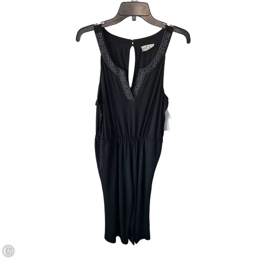 Jumpsuit By Clothes Mentor In Black & Purple, Size: L