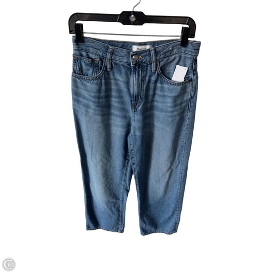Jeans Cropped By Madewell In Blue Denim, Size: 2