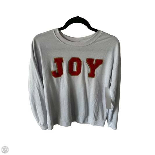Sweatshirt Crewneck By Philosophy In White, Size: M