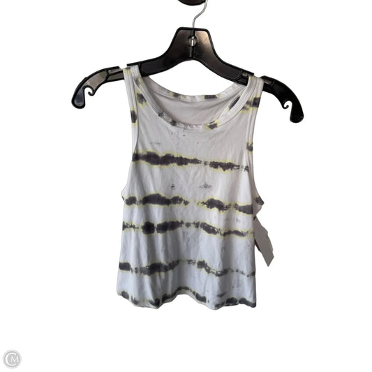 Athletic Tank Top By Lululemon In Grey & White, Size: S