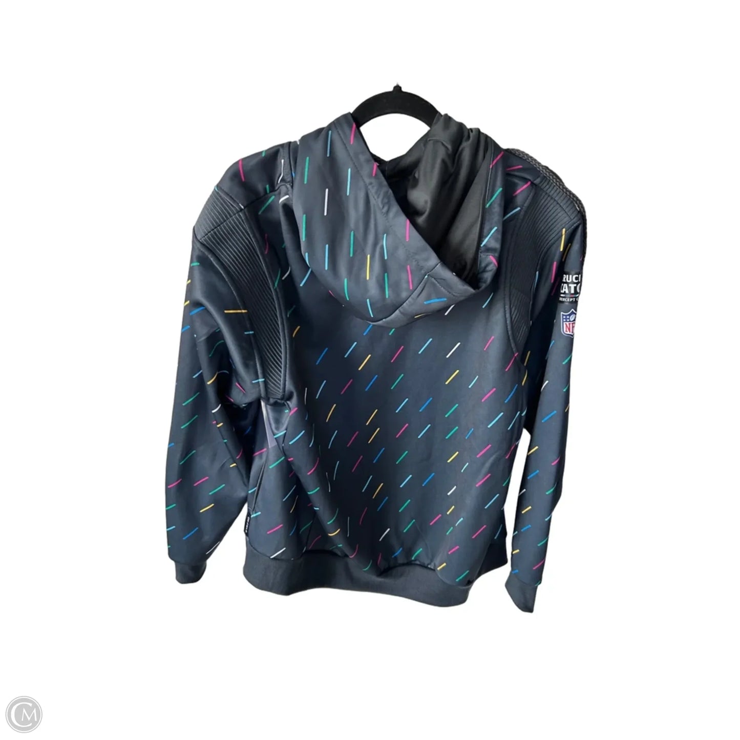 Sweatshirt Hoodie By Nfl In Grey, Size: M