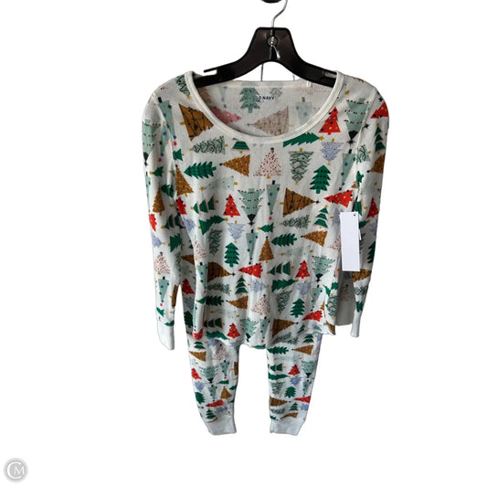 Pajamas 2pc By Old Navy In Green & White, Size: Xs