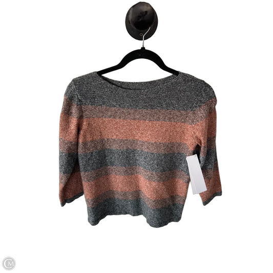 Sweater By Leo And Nicole In Grey & Orange, Size: Sp