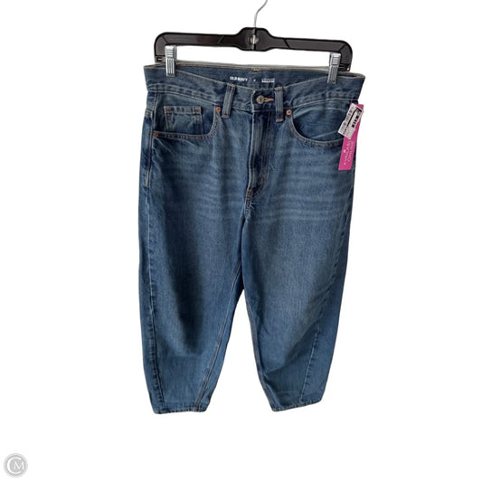 Jeans Wide Leg By Old Navy In Blue Denim, Size: 8