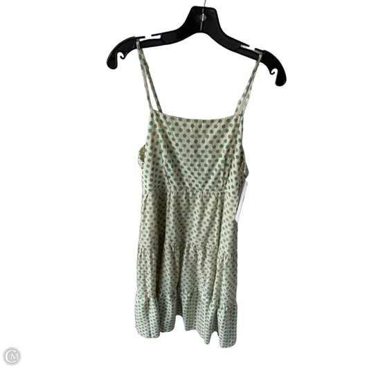 Dress Casual Midi By Dizzy Lizzy In Green & Tan, Size: Lp
