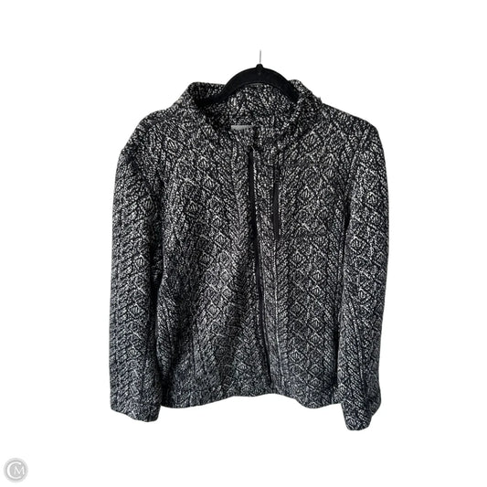 Jacket Fleece By Marc New York In Black & White, Size: Xl