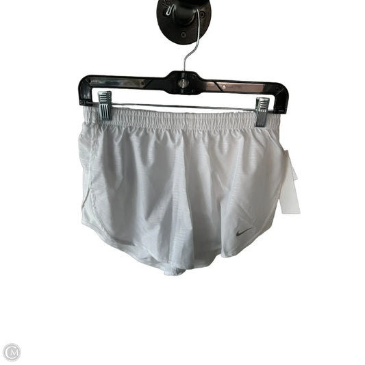 Athletic Shorts By Nike In White, Size: S