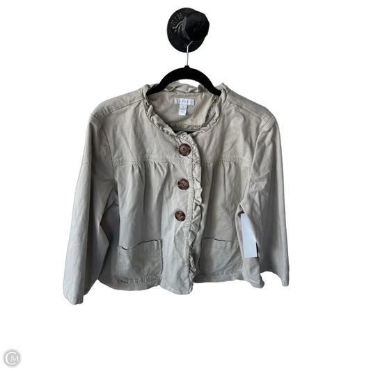 Jacket Other By Charter Club In Tan, Size: Xl