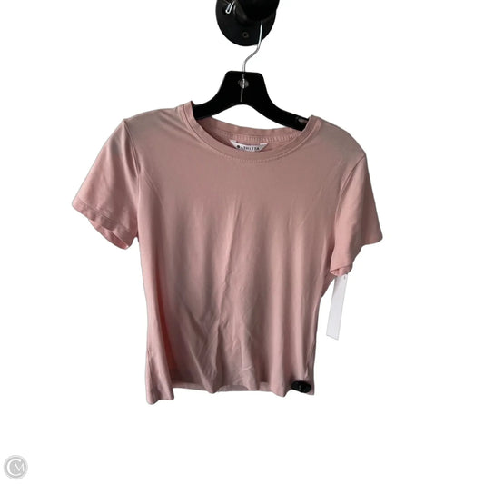 Athletic Top Short Sleeve By Athleta In Pink, Size: S