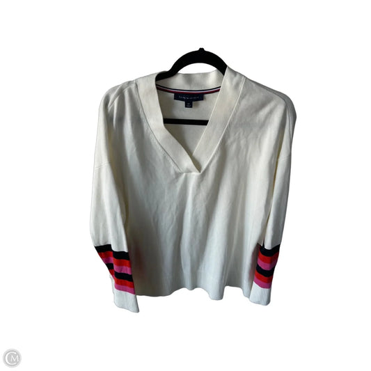 Sweater By Tommy Hilfiger In White, Size: S