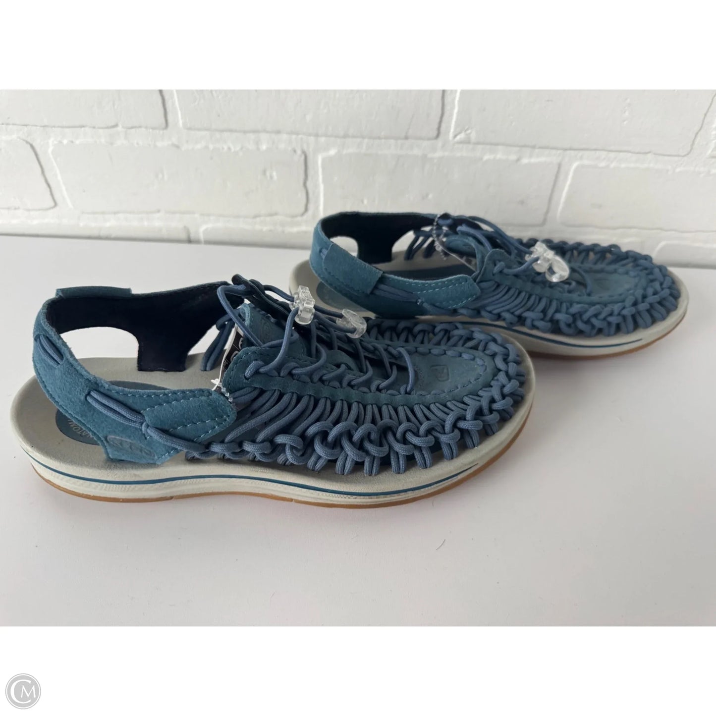 Sandals Flats By Keen In Blue, Size: 10