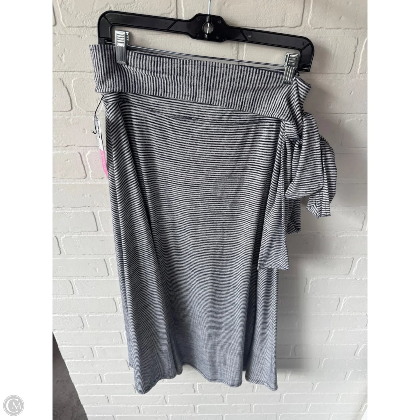 Skirt Midi By Gap In Blue & White, Size: 8