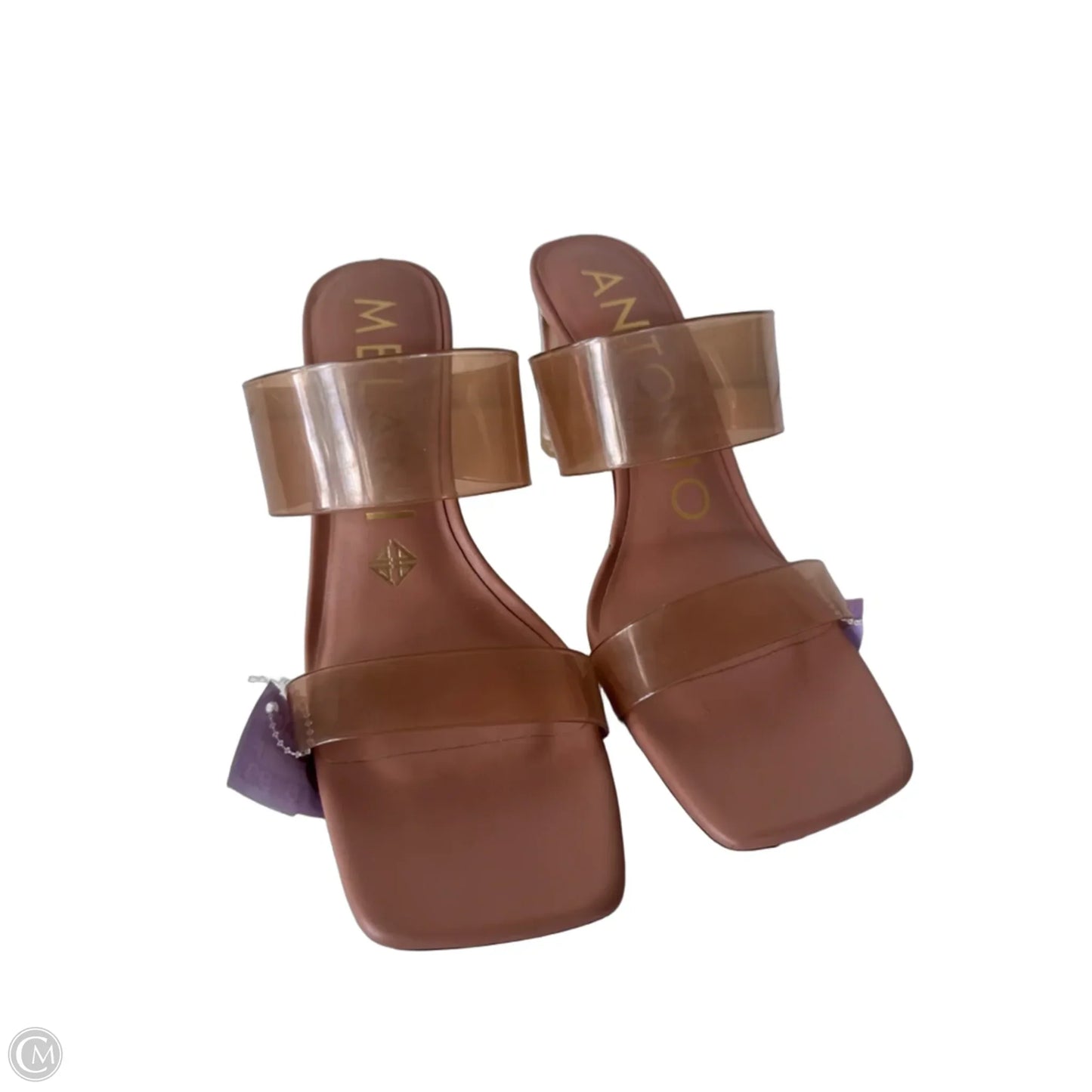 Sandals Heels Block By Antonio Melani In Pink, Size: 8.5