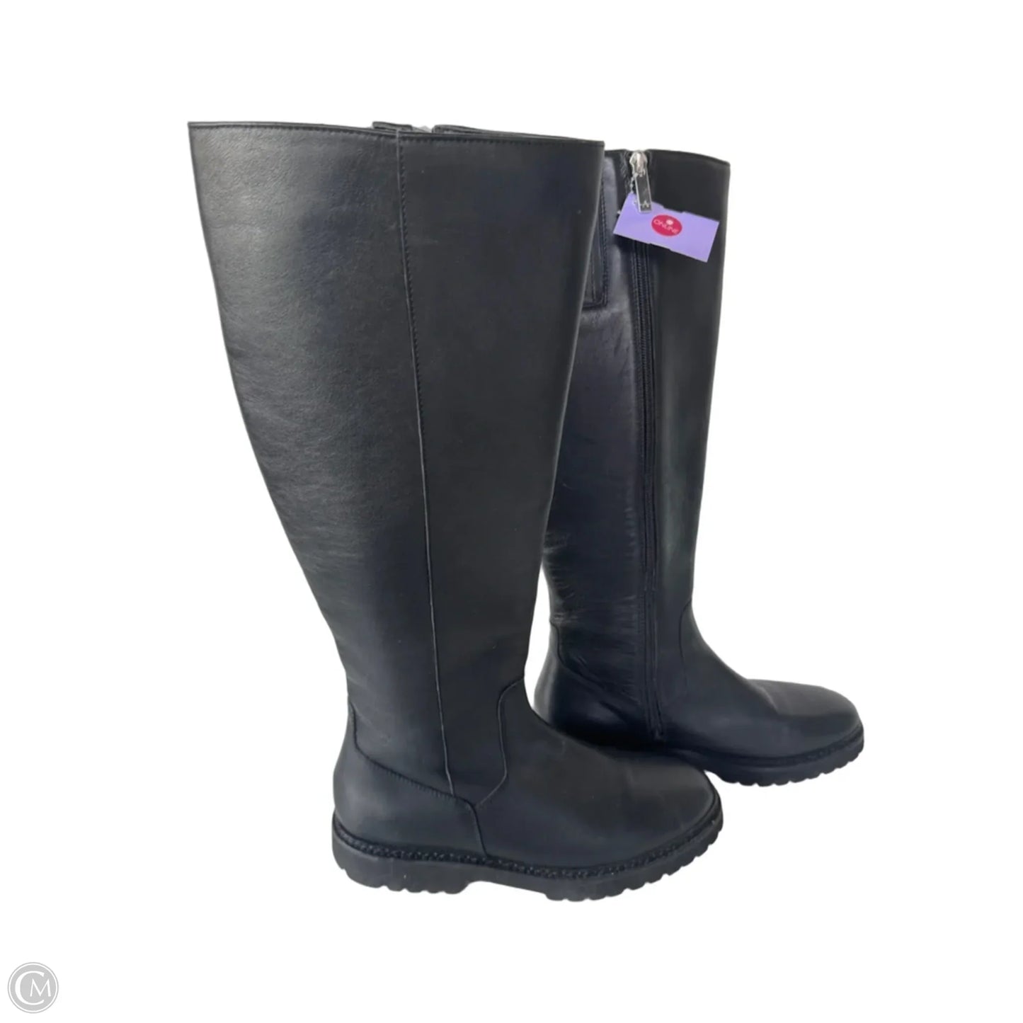 Boots Knee Flats By Aquatalia In Black, Size: 8.5