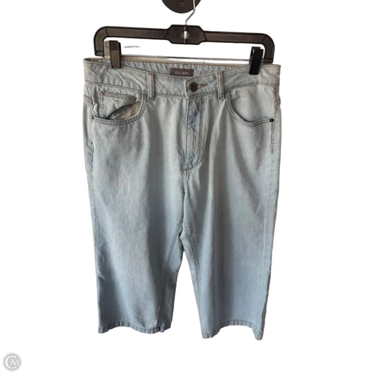 Jeans Cropped By Dl1961 In Blue Denim, Size: 8