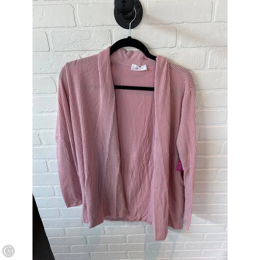 Cardigan By Clothes Mentor In Pink, Size: S