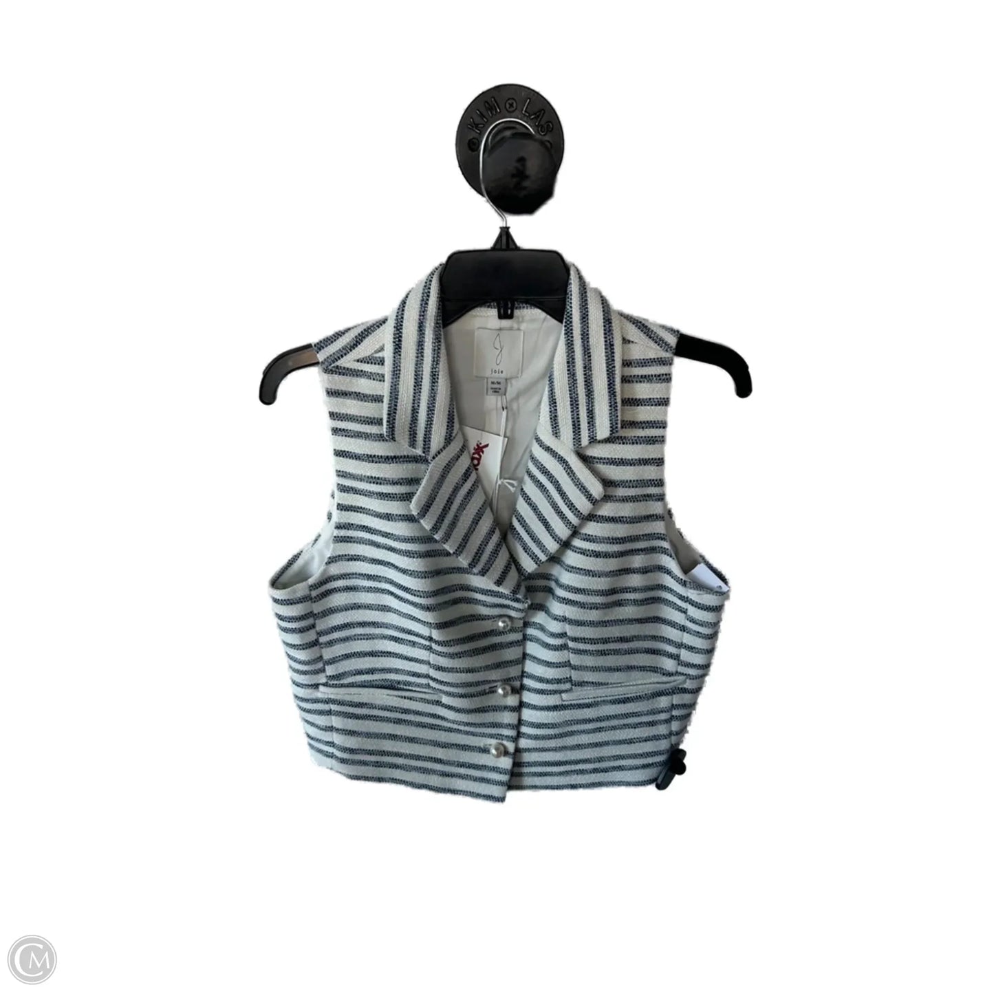 Vest Other By Joie In Blue & White, Size: M