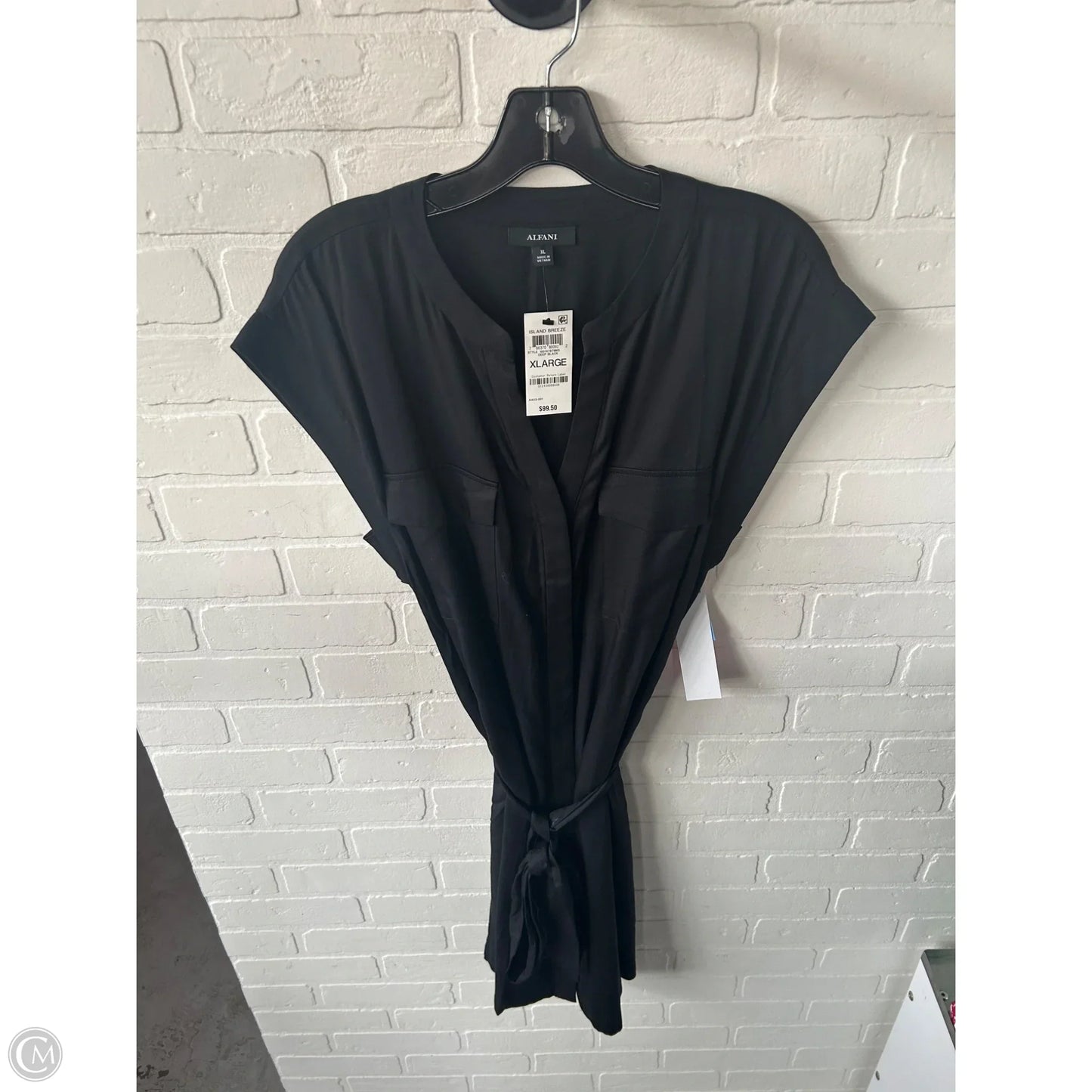 Dress Casual Short By Alfani In Black, Size: Xl