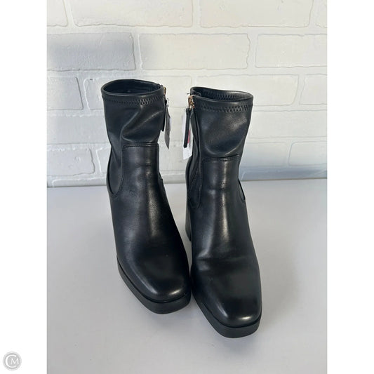 Boots Ankle Heels By Aldo In Black, Size: 6.5