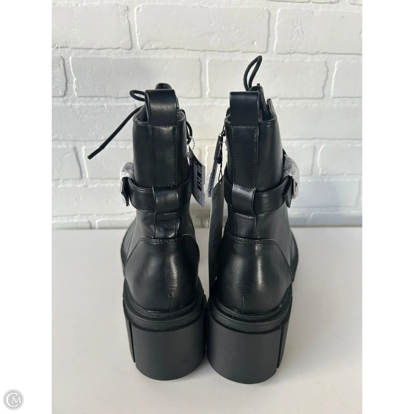 Boots Combat By The Drop In Black, Size: 11