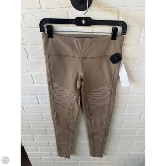 Athletic Leggings By Alo In Tan, Size: 4