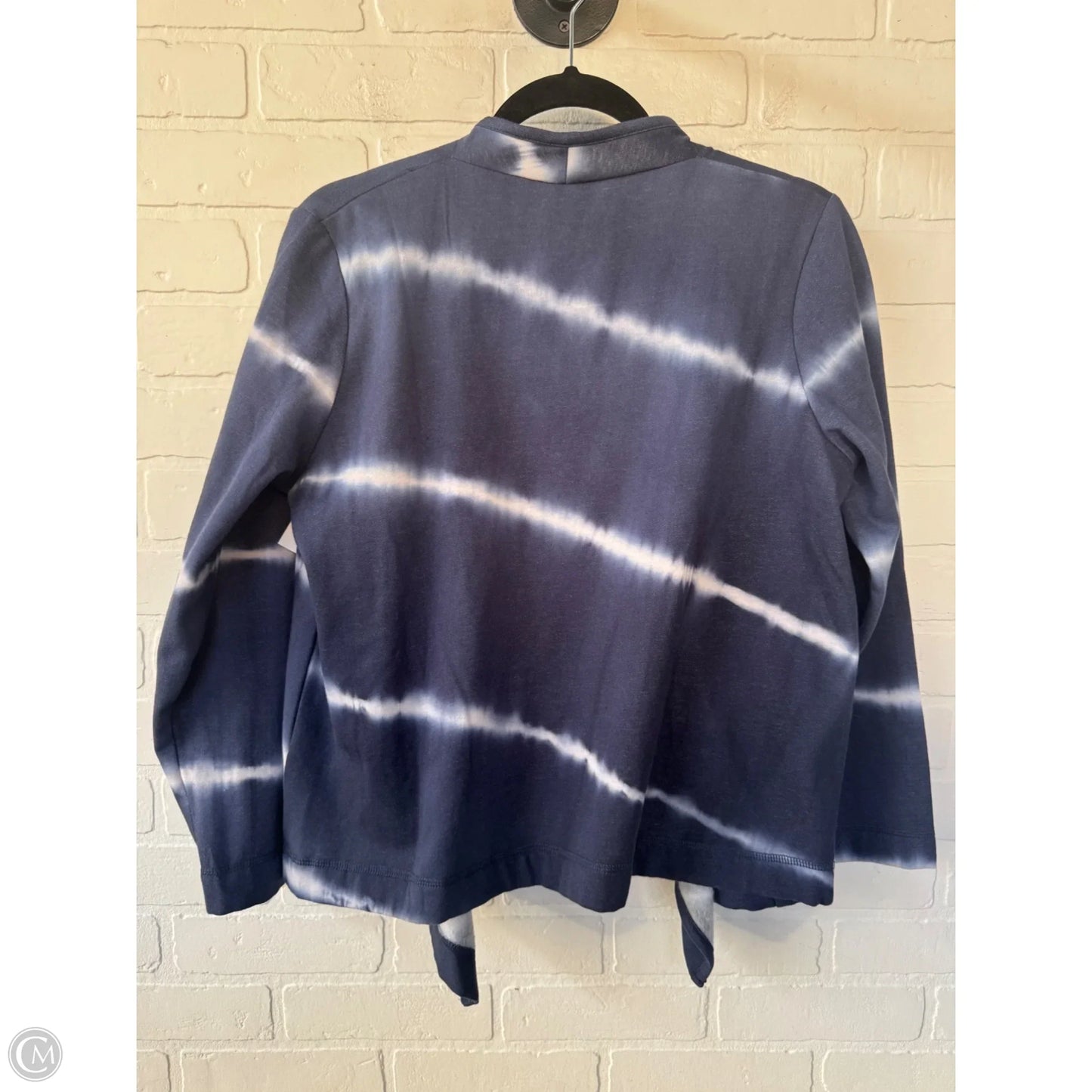 Cardigan By Dg2 In Blue & White, Size: M