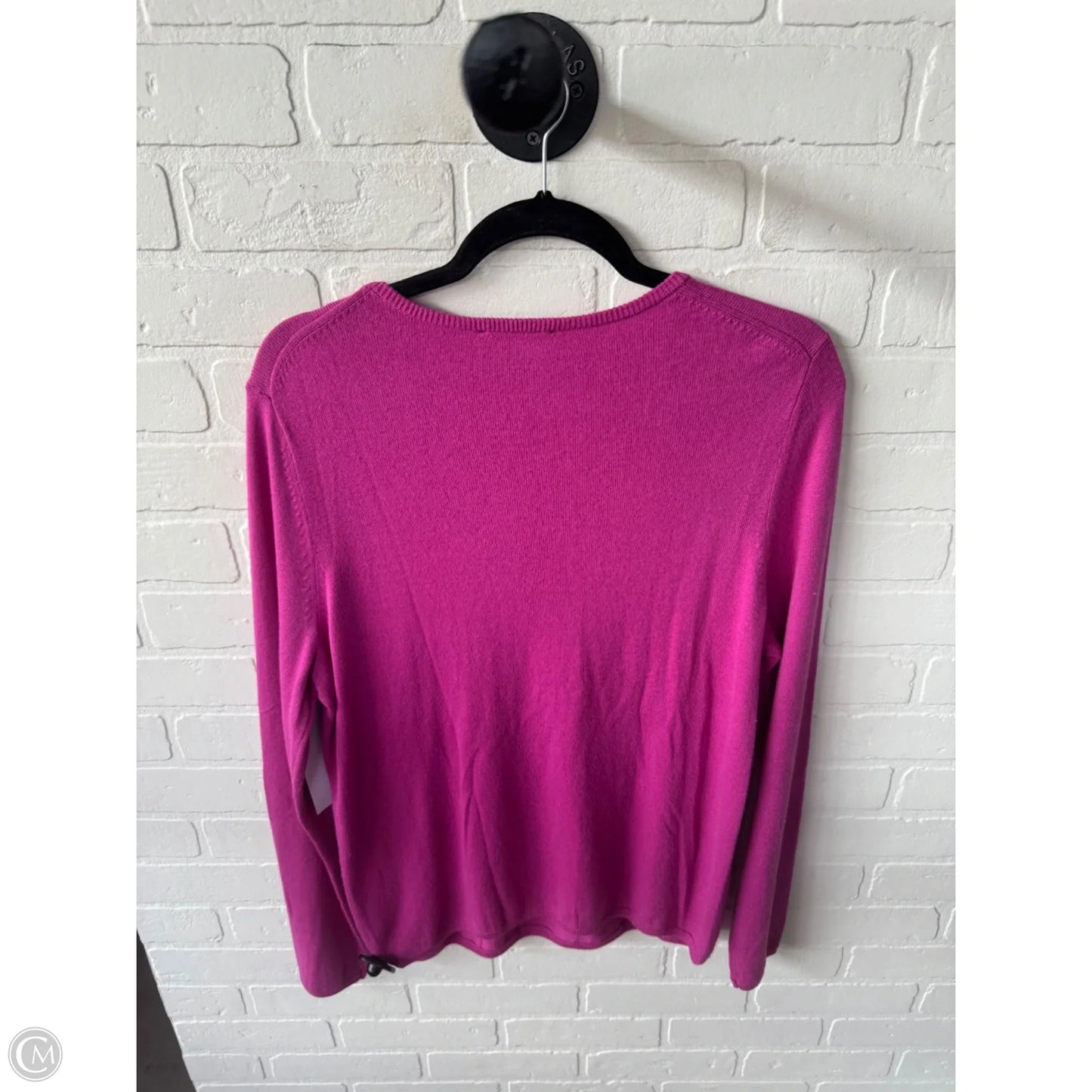 Sweater By Ann Taylor In Pink, Size: L
