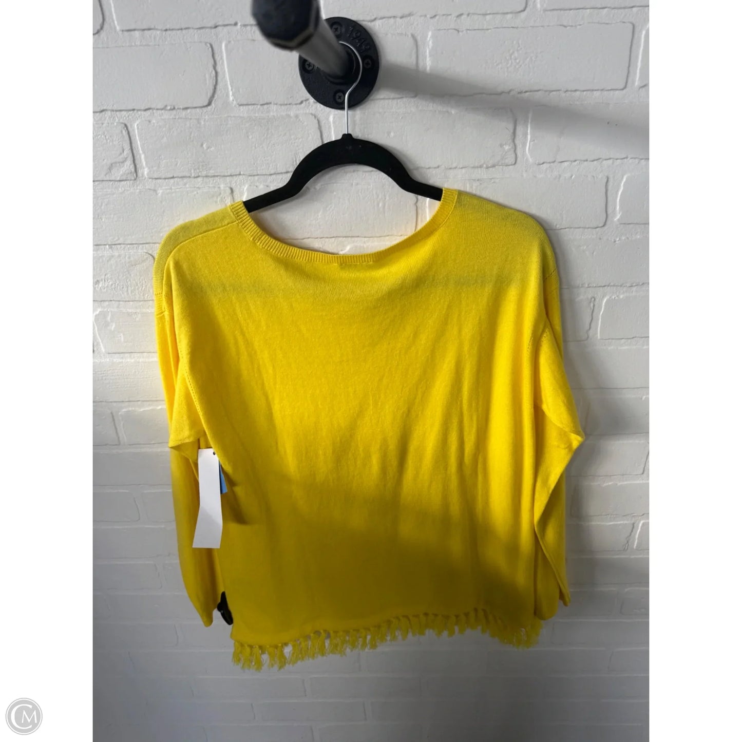 Sweater By Talbots In Yellow, Size: M