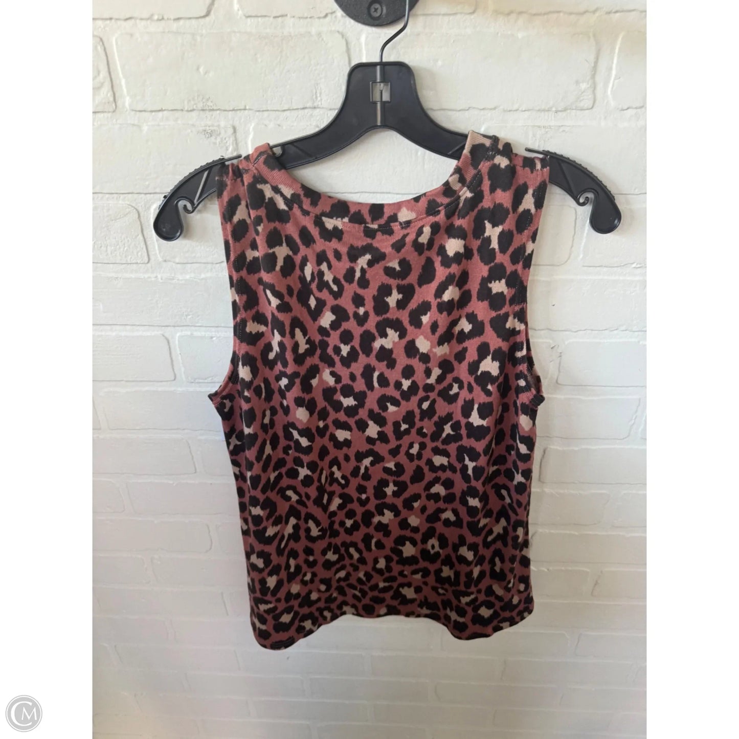 Top Sleeveless By Clothes Mentor In Animal Print, Size: S