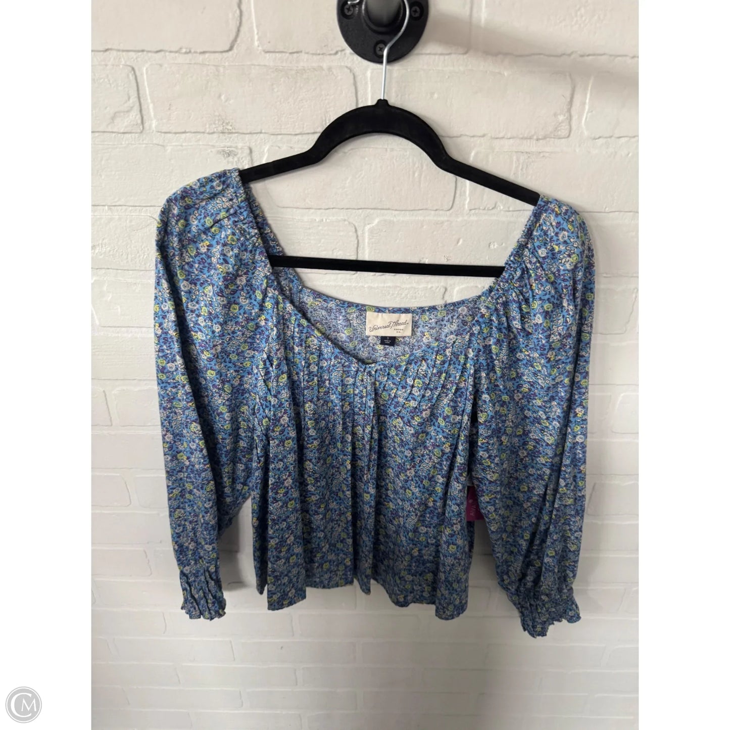 Top Long Sleeve By Universal Thread In Blue & Purple, Size: S