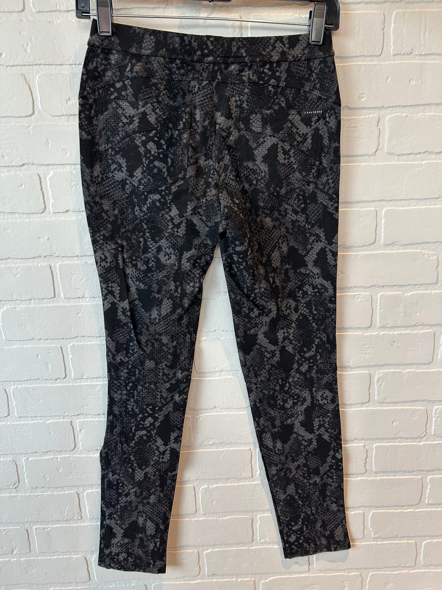 Pants Leggings By Sanctuary In Black & Grey, Size: Xs