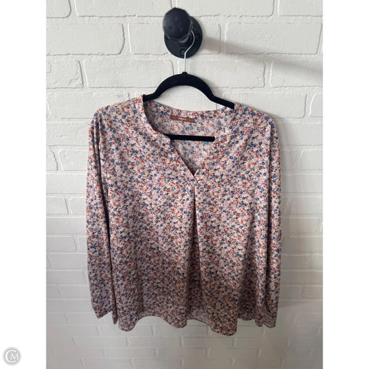 Top Long Sleeve By Cme In Pink, Size: Xxl