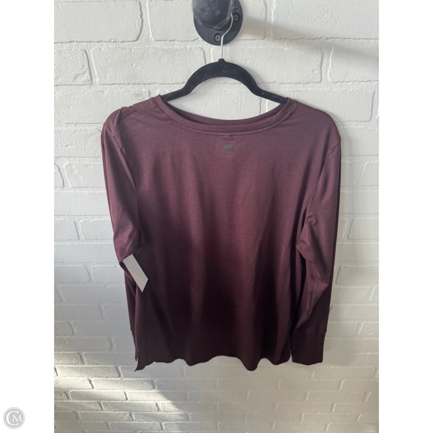 Athletic Top Long Sleeve Crewneck By Zella In Red, Size: Xxl