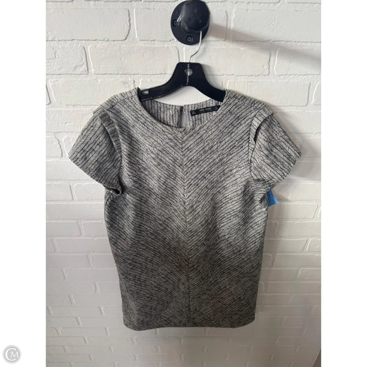 Dress Work By Zara Basic In Black & Cream, Size: L