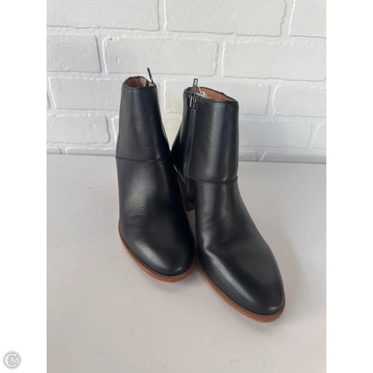 Boots Ankle Heels By Madewell In Black, Size: 8