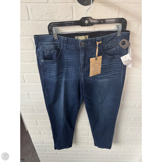 Jeans Skinny By Democracy In Blue Denim, Size: 14